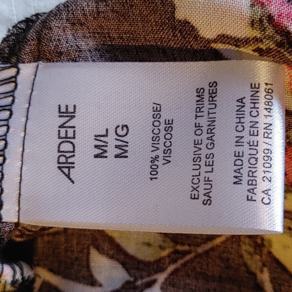 💚NWT Women's Ardene Black Floral Kimono - Picture 6 of 7